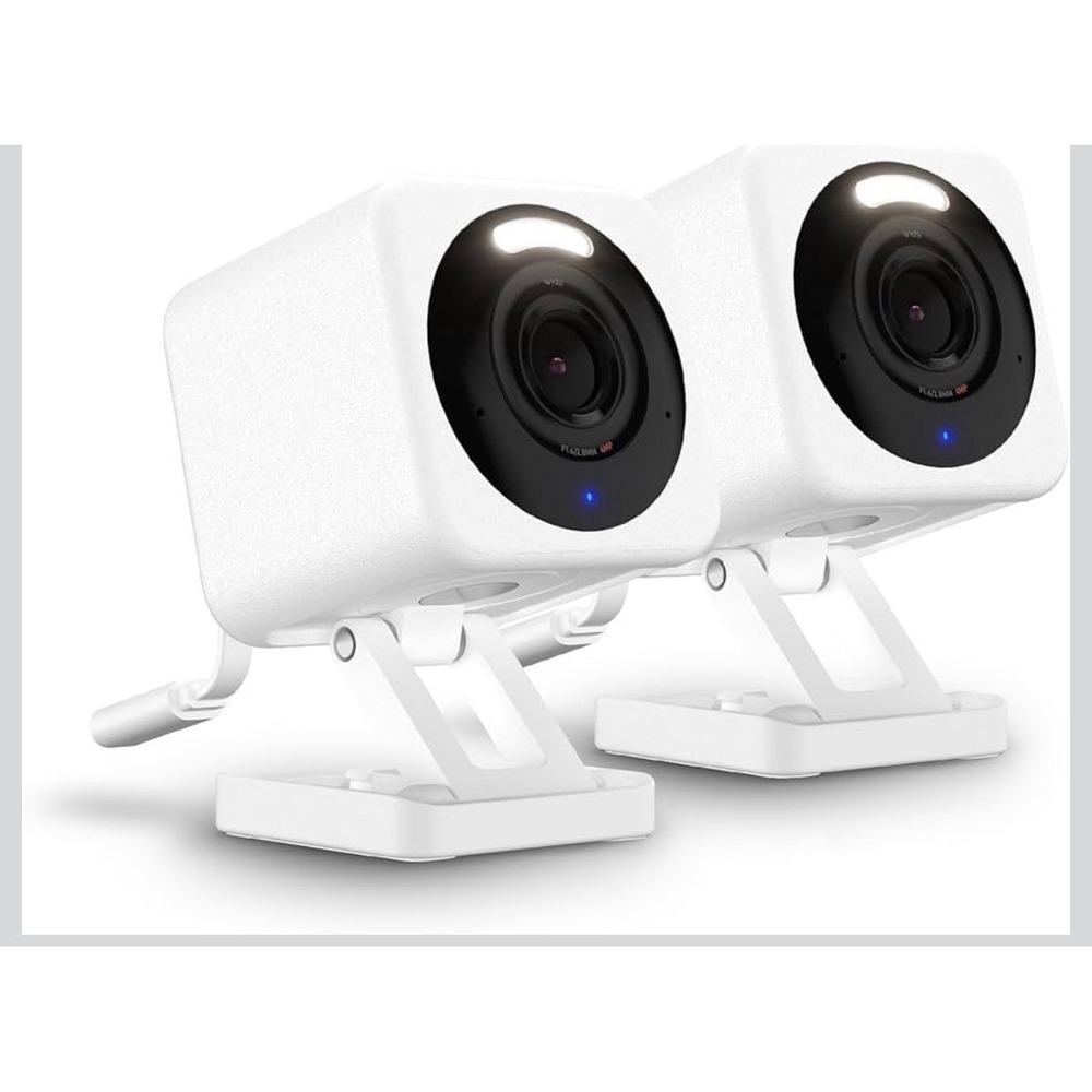2 Pack WYZE Cam V4 2.5K WiFi Security Camera Home Security Camera Baby Monitor